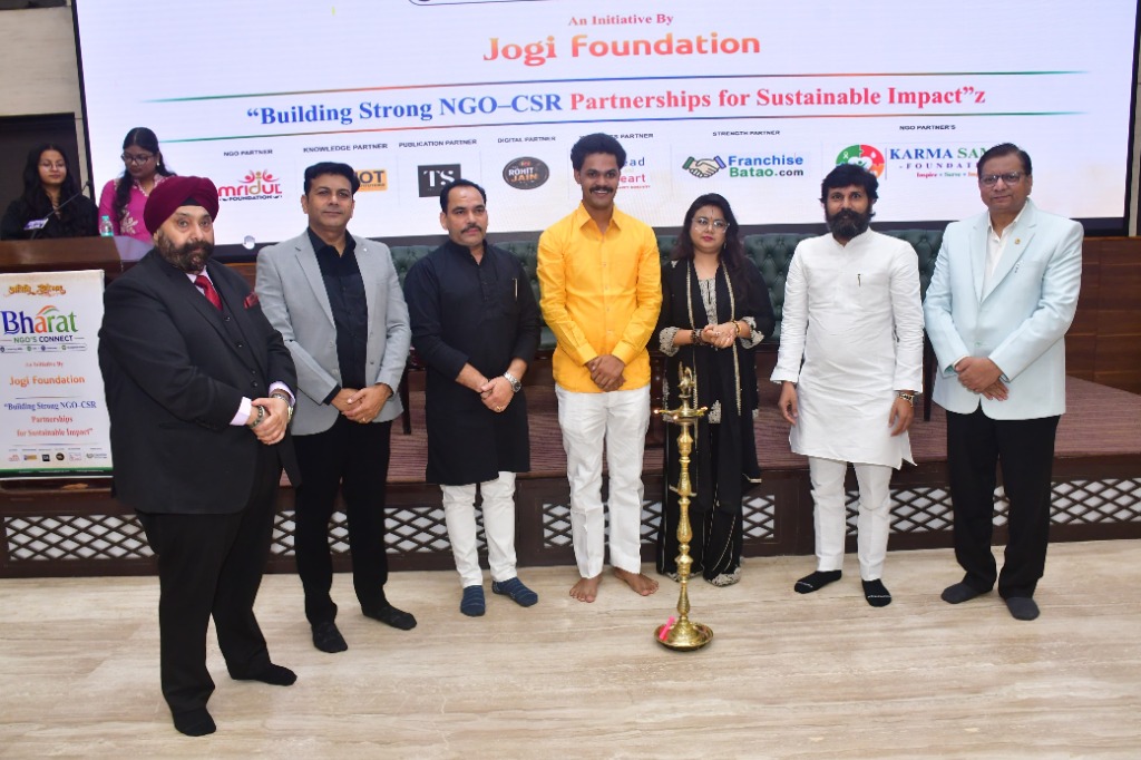 Ceremonial Lamp Lighting at Bharat NGO Connect Summit